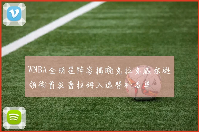 WNBA全明星阵容揭晓克拉克威尔逊领衔首发普拉姆入选替补名单